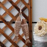 Antique Wood Fish Decor