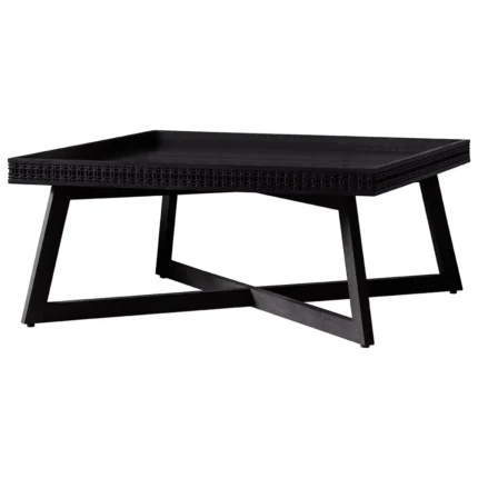 Gallery Interiors Boho Boutique Coffee Table In Black