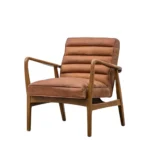 Gallery Interiors Datsun Occasional Chair In Vintage Brown