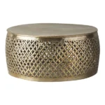 Gallery Interiors Khalasar Coffee Table In Light Gold