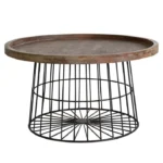 Gallery Interiors Canterbury Coffee Table In Antique Gold