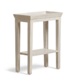 Gustavian Sofa Side Table – Washed Gray
