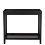 Narrow Jet Side Table - Rubbed Black