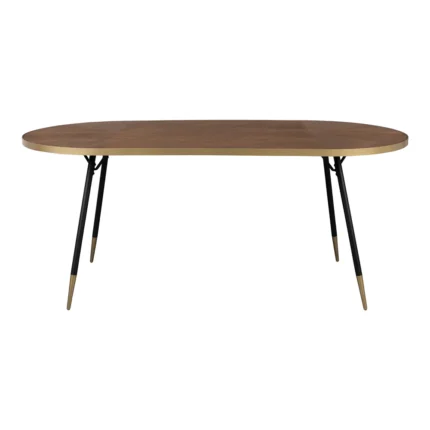 Olivia's Nordic Living Collection - Daven Oval Dining Table In Brown