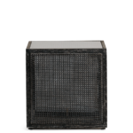 Riet Side Table – Ebonized - Oak