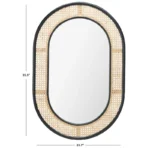 SAFAVIEH Cayce 24" Mirror - 24" W x 1" D x 36" H
