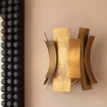 Alonso Gold Curve Wall Light