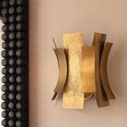 Alonso Gold Curve Wall Light