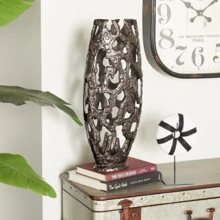 Aluminum Contemporary Vase