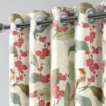 Bird land paradise Curtains Set of 2