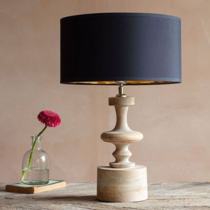 Pedro Wooden Table Lamp