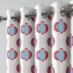 Pome Berry Waves Curtains Set of 2