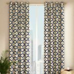 Poppy Flower Full Length Curtain