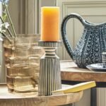 Striped Candle Holder
