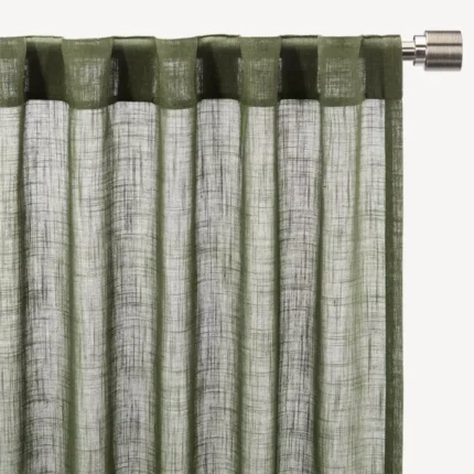 Taza Back-Tab/Rod-Pocket Curtain