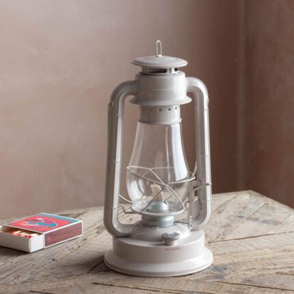 White Hurricane Lantern