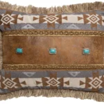 Wrangler Mesa Daybreak Three Conchos Throw Pillow