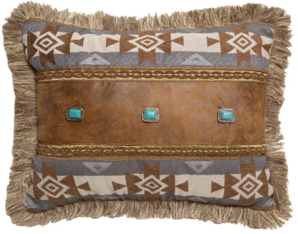 Wrangler Mesa Daybreak Three Conchos Throw Pillow