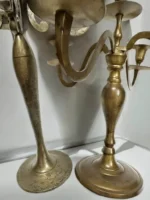 Antique Gold Candle Holder - Image 5