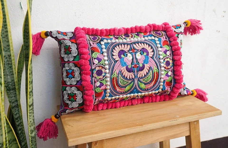 Asmee Rectangular Tasselled Cushions