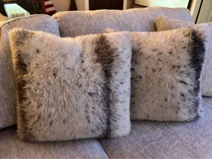 Chinchilla Fur Pillow 1