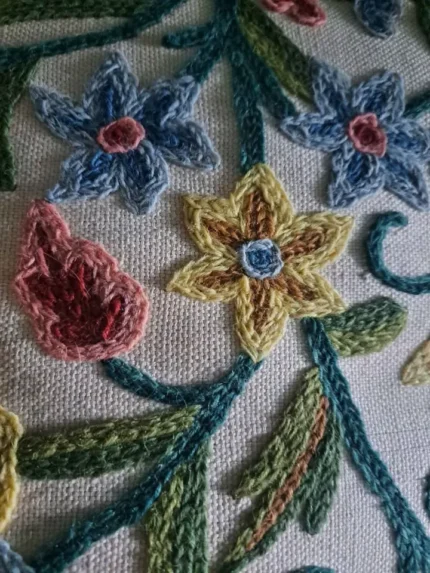 Jungle Crewel Embroidery Cushions 1