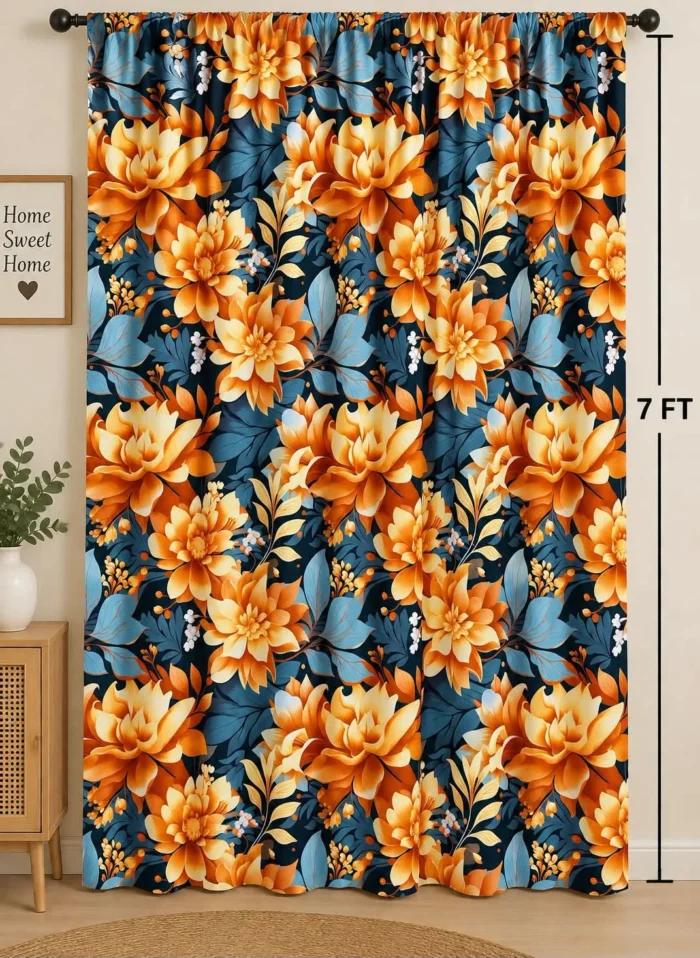 Lotuses Curtains 2