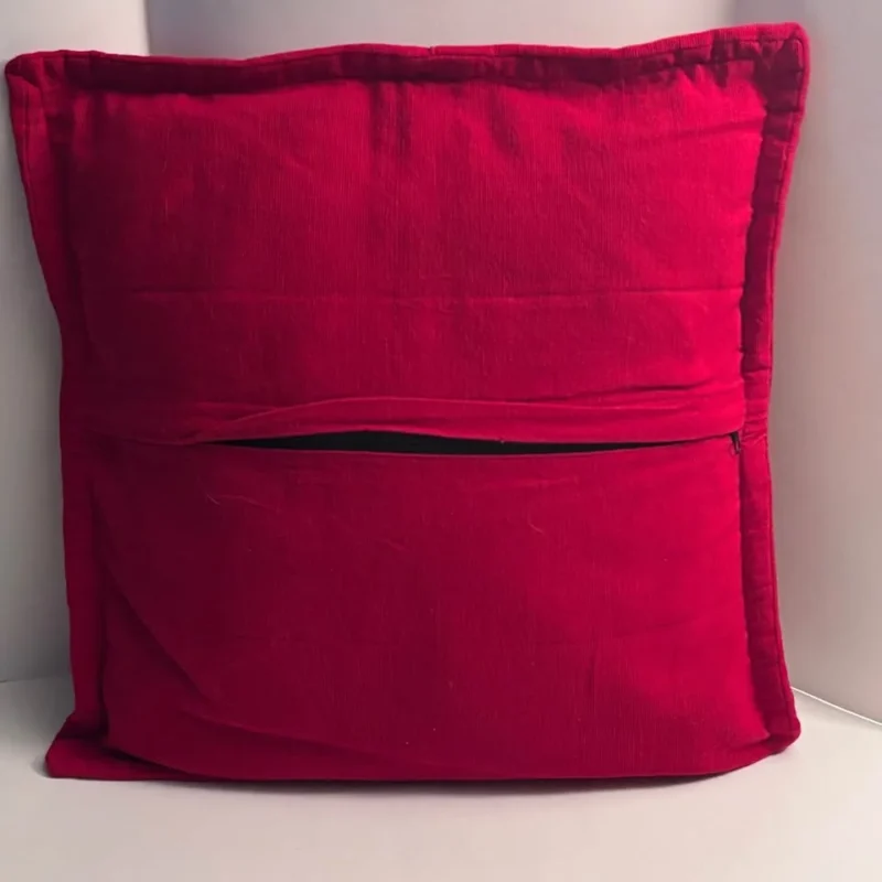 Manaus Hand-Embroidered Square Velvet Cushions 1