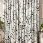 Petal and Plume Curtains Set of 2