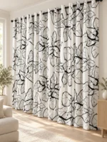 Petal and Plume Curtains Set of 2 2