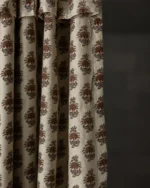 Poppy Flower Full Length Curtain 1