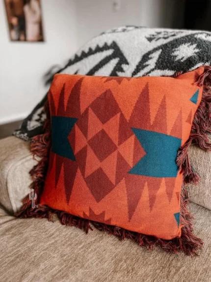 Turquoise Southwest Pillow 2