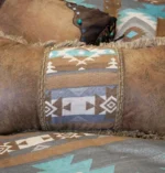 Wrangler Mesa Daybreak Three Conchos Throw Pillow 3