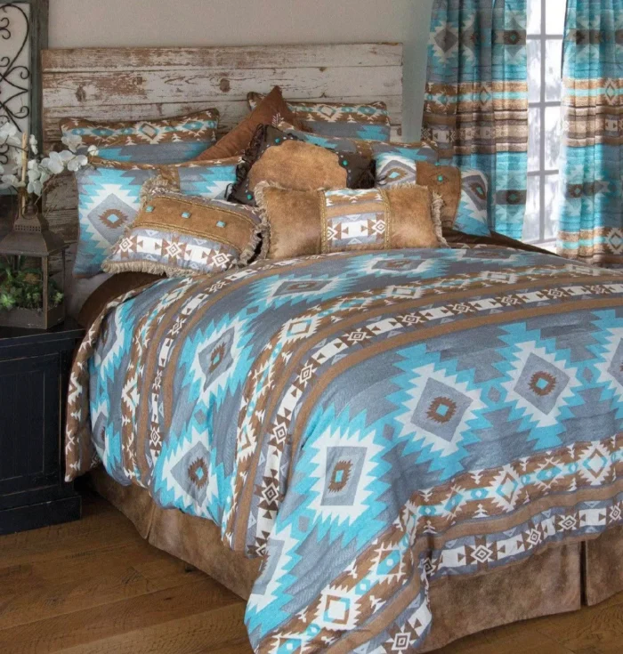 Wrangler Mesa Daybreak Three Conchos Throw Pillow 5
