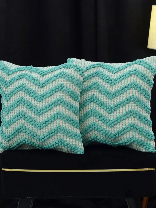Zig Zag Tufted Cushions