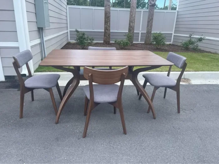 Bryona 5 – Piece Trestle Dining Set 2