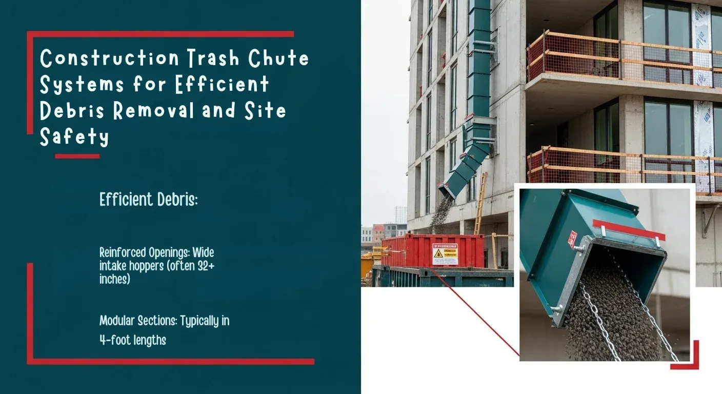 Construction Trash Chute Systems for Efficient Debris Removal and Site Safety