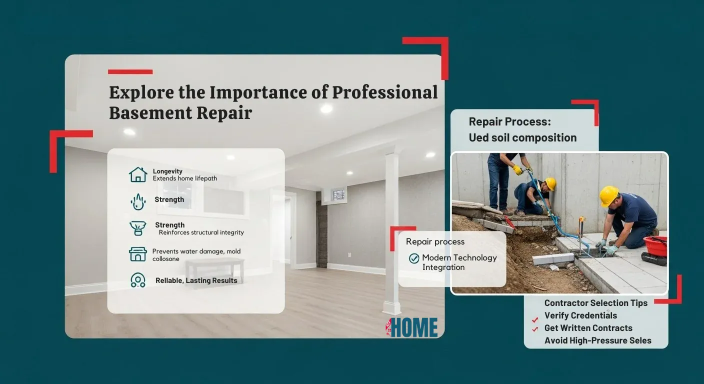 Explore the Importance of Professional Basement Repair