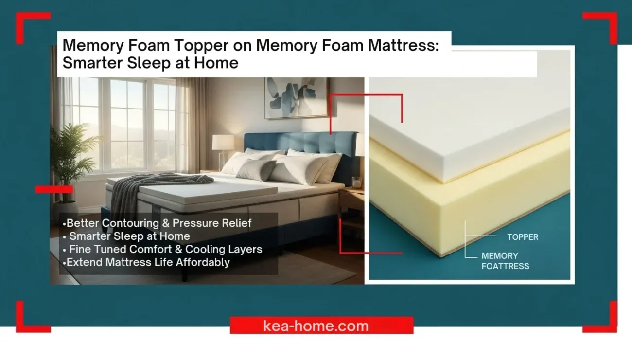 Memory Foam Topper on Memory Foam Mattress