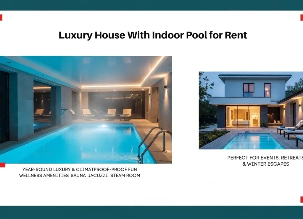 House With Indoor Pool for Rent
