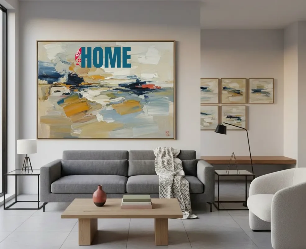 Pairing Furniture and Abstract Art