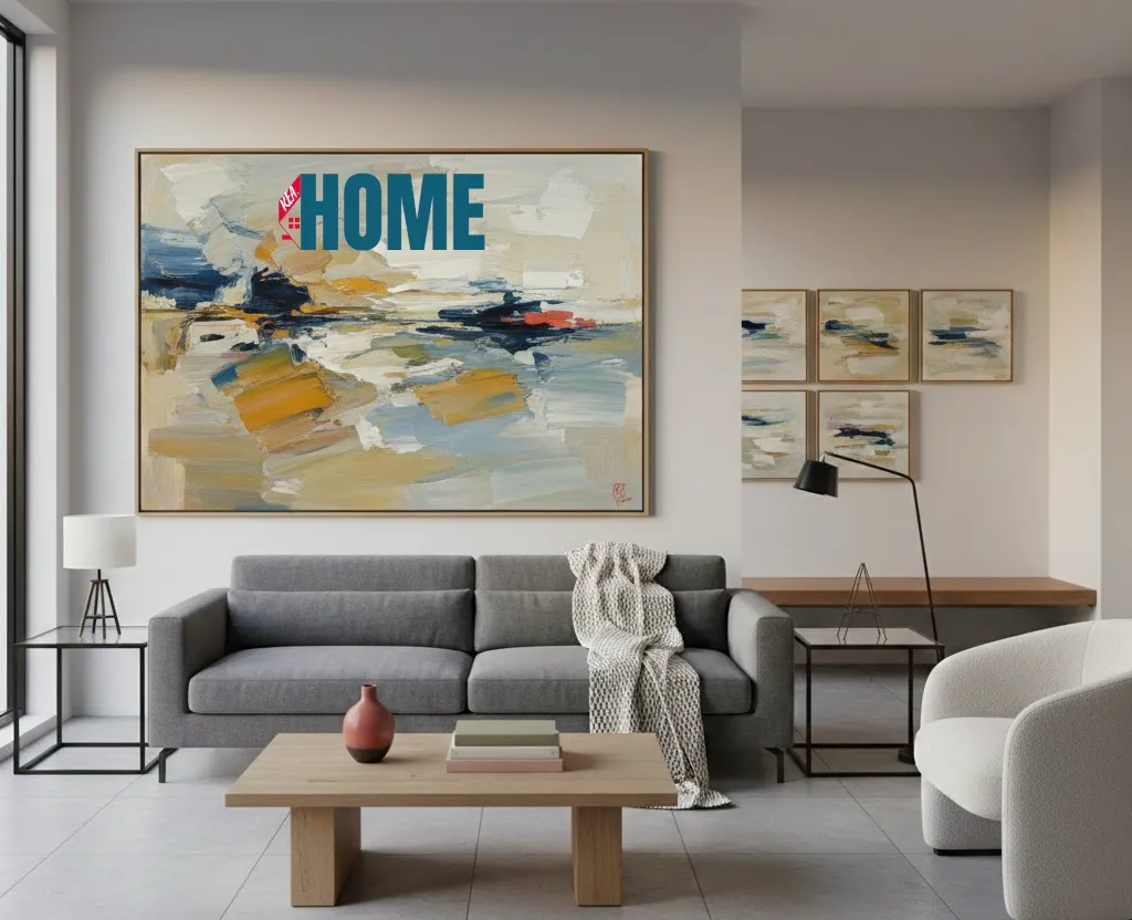 Pairing Furniture and Abstract Art