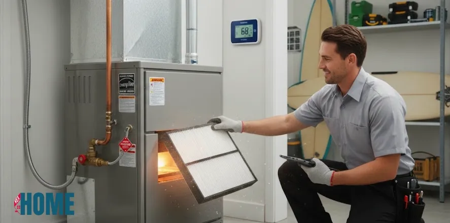 Corona furnace repair