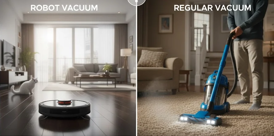 Robot-vacuum-vs-regular-vacuum