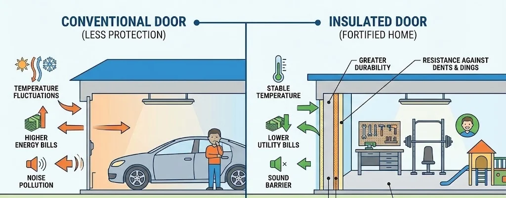 How an Insulated Door Fortifies Your Entire Home