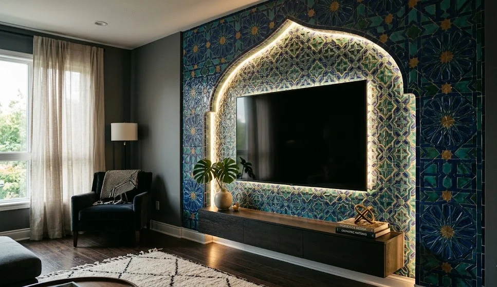 Artistic TV Panel or Niche Design