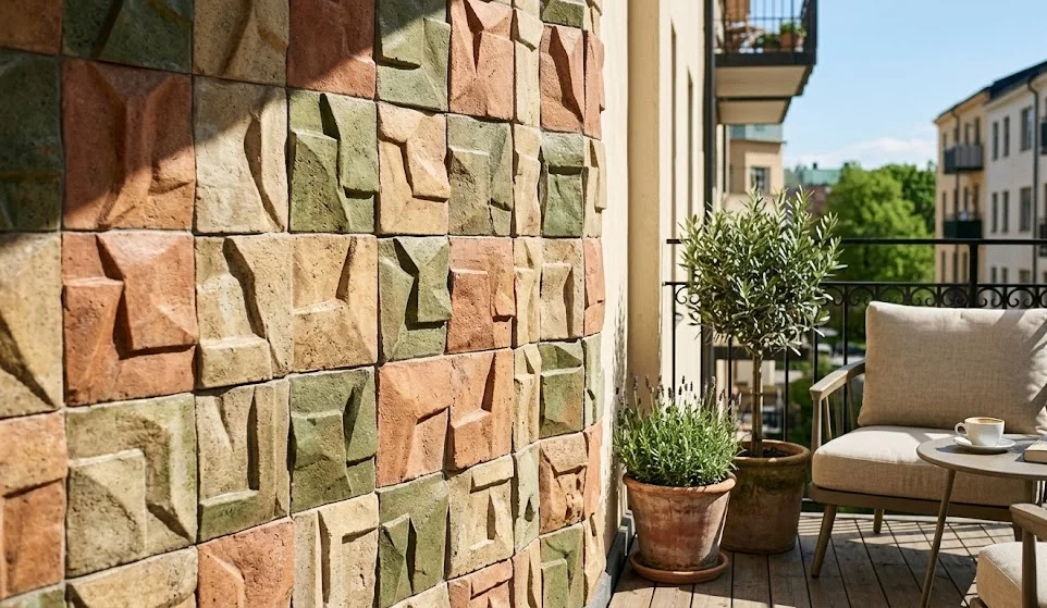 Creative Balcony or Outdoor Wall