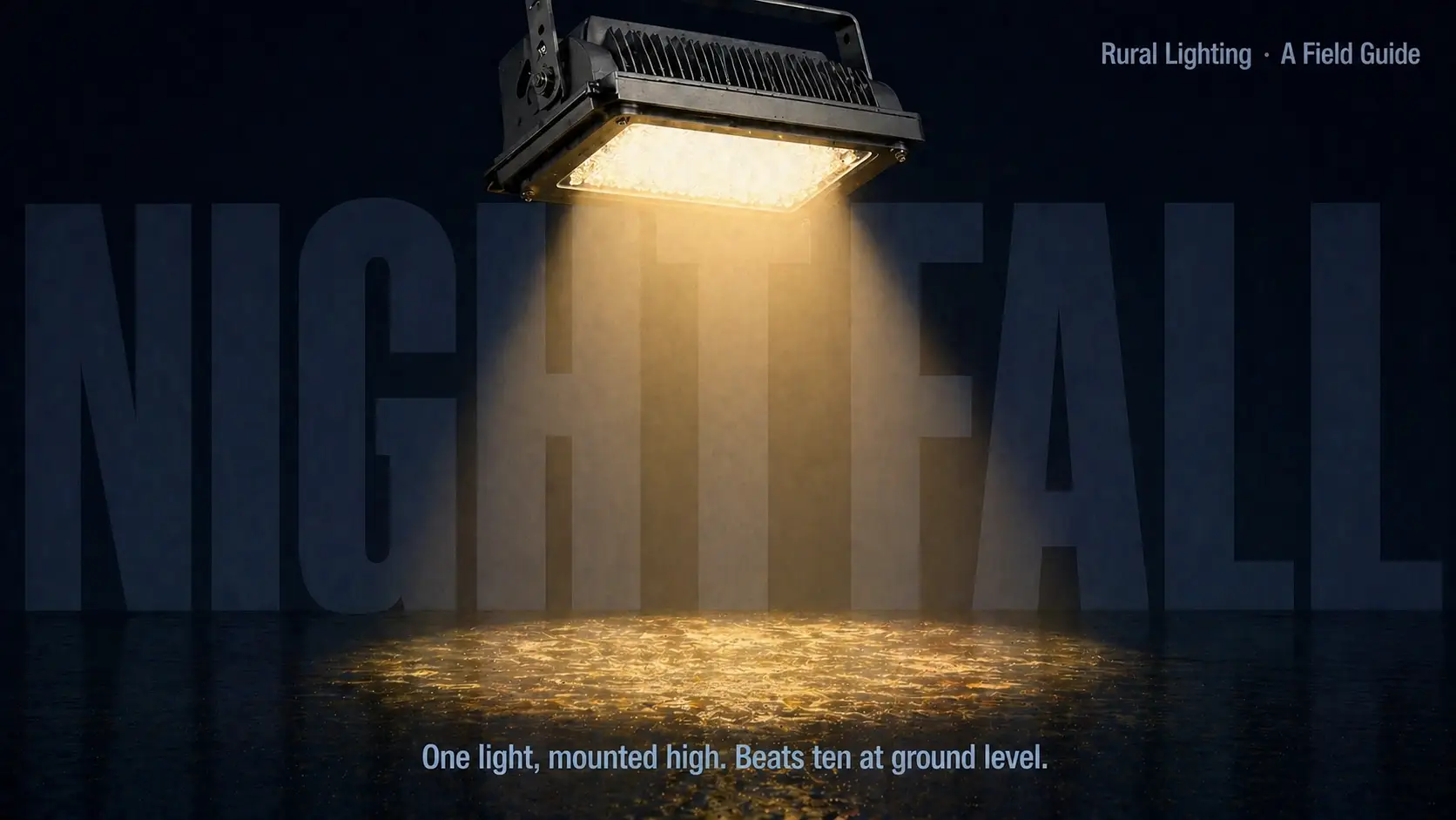 How to Light a Large Backyard When You Don't Have Streetlights Doing the Work