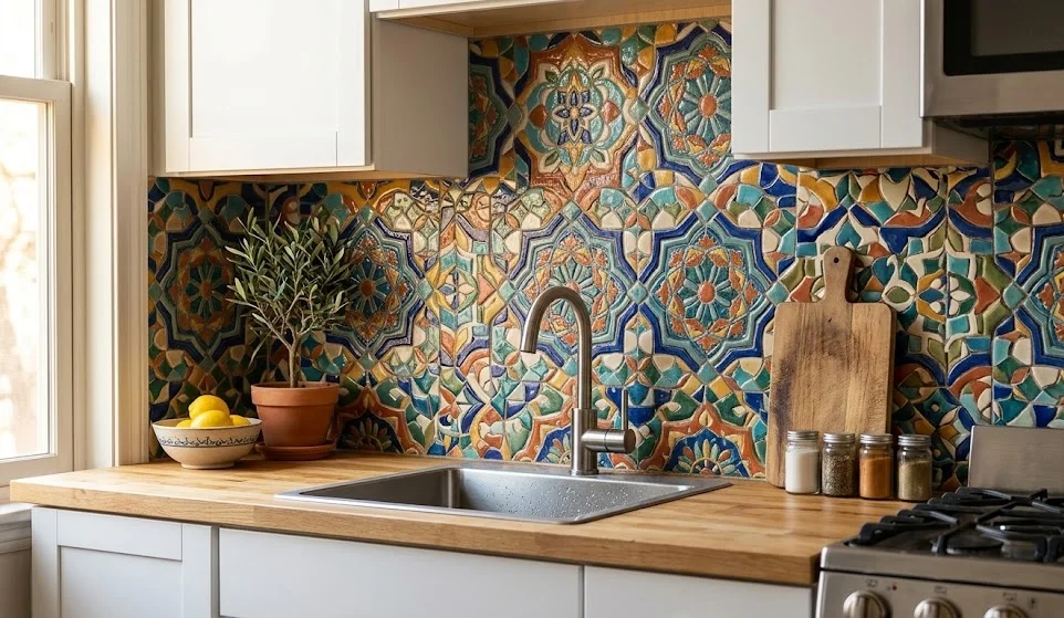 Statement Kitchen Backsplash