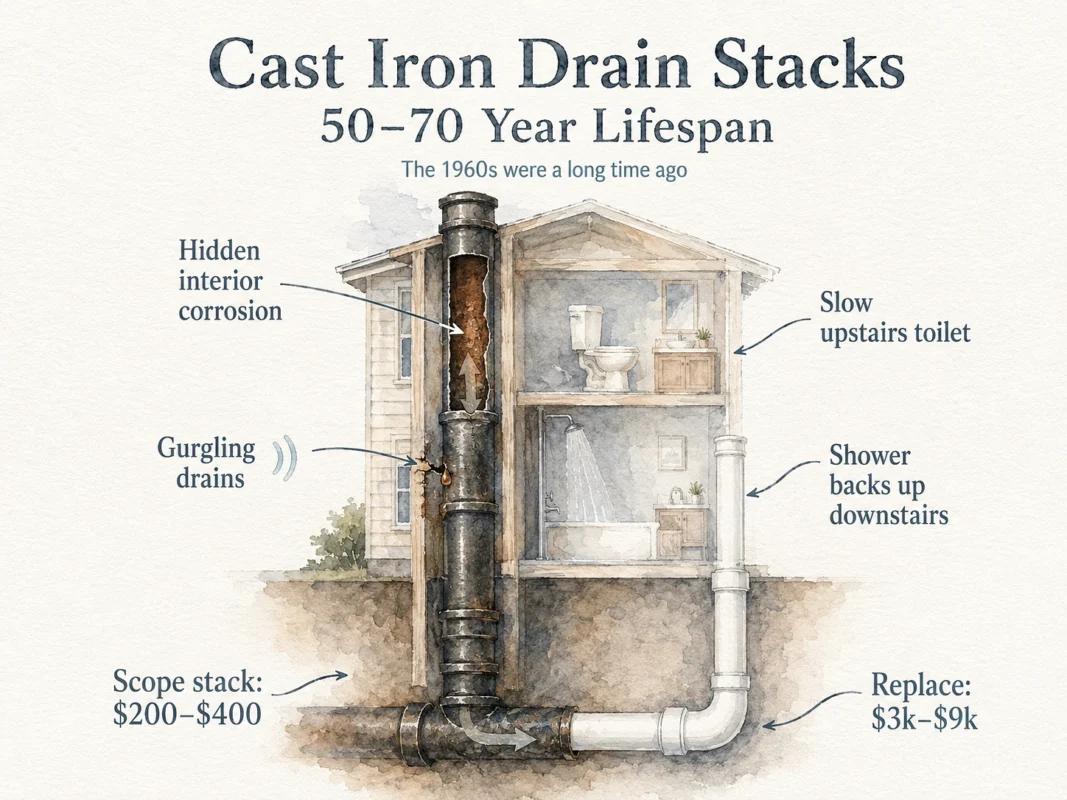 Cast Iron Drain Stacks 